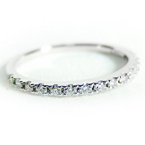 プラチナPT900　天然ダイヤリング 指輪　ダイヤ0.30ct　10号　Good　H　SI　ハーフエタニティリング