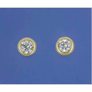 K18 ダイヤモンドピアス計0.2ctUPピアス フクリンタイプ