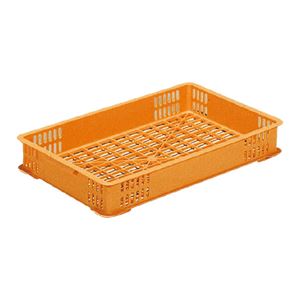 三甲(サンコー) 麺コンテナー 1型 PP オレンジ