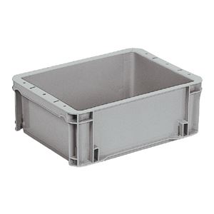 三甲(サンコー) ベタ目コンテナー サンボックス   9T ライトグレー