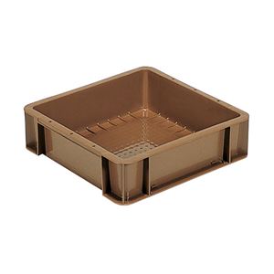 三甲(サンコー) ベタ目コンテナー サンボックス  10-5 ブラウン