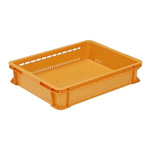 三甲(サンコー) ベタ目コンテナー サンボックス  28(桃平) オレンジ