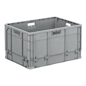 三甲(サンコー) ベタ目コンテナー クミコン TP464LJ ライトグレー【フタ別売り】