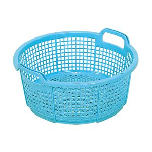 三甲（サンコー） 北海篭 丸型 ライトブルー