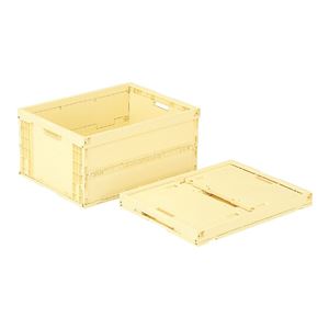 三甲（サンコー） オリコン 463.5B【2】 クリーム【折りたたみ コンテナボックス】【フタ別売り】
