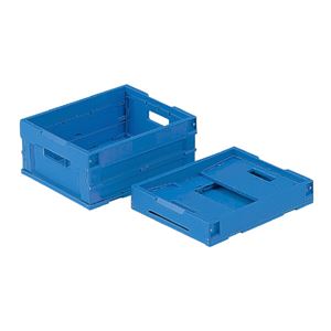 三甲（サンコー） オリコン P16B ブルー【折りたたみ コンテナボックス】【フタ別売り】