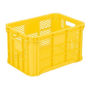 三甲(サンコー) 網目コンテナー「サンテナー」 スタッキング TF-50 イエロー