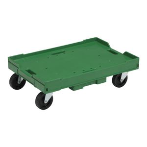 三甲(サンコー) 台車「サンキャリー」 6040-2 セット グリーン