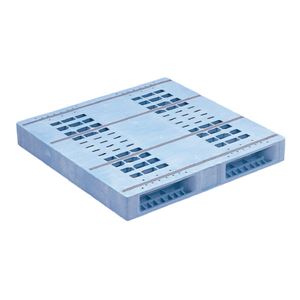 三甲（サンコー） プラスチックパレット（プラパレ） R2-1111F-5 PP ライトブルー