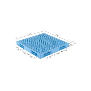 三甲（サンコー） プラスチックパレット（プラパレ） R4-1515 ライトブルー