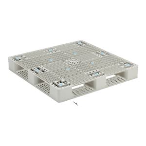 三甲（サンコー） プラスチックパレット（プラパレ） GT-1111D4-3 Aグレー