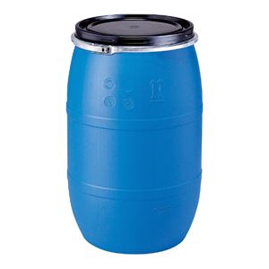 三甲（サンコー） 液体輸送用プラスチックドラム（プラドラム） PDO 120L-1 セット un有 ブルー