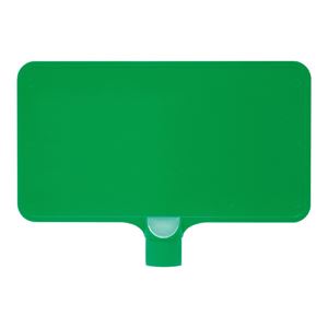 三甲（サンコー） カラーサインボード横型（緑）無地 グリーン