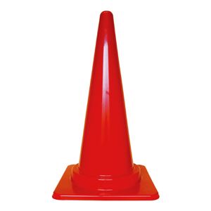 三甲（サンコー） カラフルコーンL（赤） レッド（赤）★工事現場、立入禁止区域におすすめ
