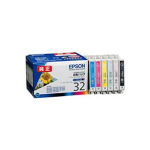 【純正品】エプソン（EPSON) IC6CL32 6色パック