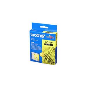 （まとめ）【純正品】BROTHER LC10Y Y【×5セット】