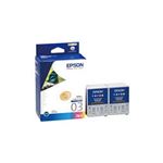 （まとめ）【純正品】EPSON IC5CL03W 5色カラー（2本入）【×2セット】