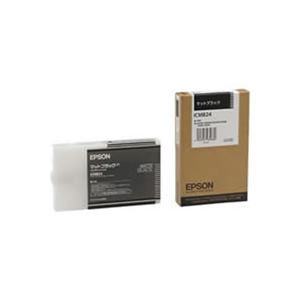 （まとめ）【純正品】EPSON ICMB24 MBK【×2セット】