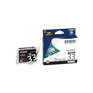 （まとめ）【純正品】EPSON ICBK33 PBK【×5セット】