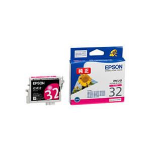 （まとめ）【純正品】EPSON ICM32 M【×5セット】