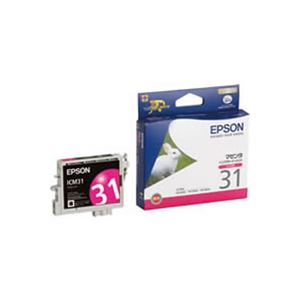 （まとめ）【純正品】EPSON ICM31 M【×5セット】