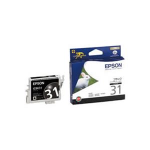 （まとめ）【純正品】EPSON ICBK31 BK【×5セット】