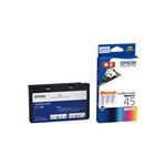 （まとめ）【純正品】EPSON ICCL45 4色カラー【×2セット】