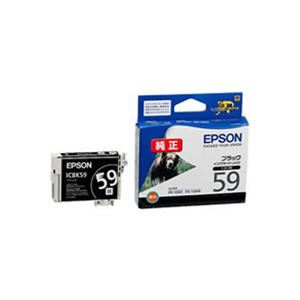 （まとめ）【純正品】EPSON ICBK59 BK【×5セット】