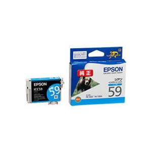 （まとめ）【純正品】EPSON ICC59 C【×5セット】