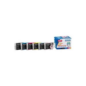 （まとめ）【純正品】EPSON IC6CL51 6色パック【×2セット】