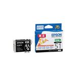 （まとめ）【純正品】EPSON ICBK51 BK【×5セット】