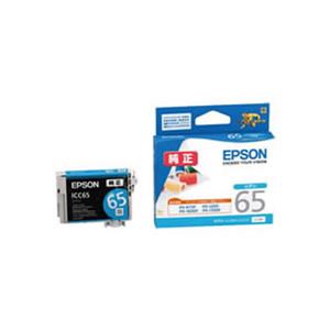 （まとめ）【純正品】EPSON ICC65 C【×3セット】
