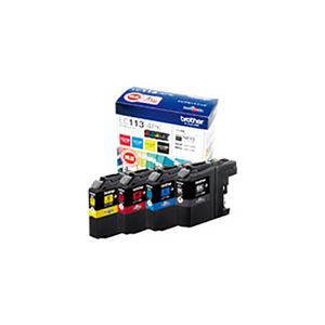 【純正品】 BROTHER LC113-4PK インクカートリッジ 4Cパック