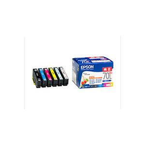【純正品】 EPSON(エプソン) IC6CL70L インクカートリッジ 増量 6C