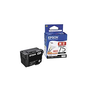 【純正品】 EPSON(エプソン) ICBK75 ブラック 大容量 インク