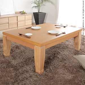 モダンリビングこたつ 【ディレット】 105×75cm こたつ テーブル 長方形 日本製 国産継ぎ脚ローテーブル ナチュラル 