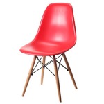 イームズシェルチェアDSW イームズ シェルチェア eames レッド（赤） 