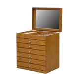 たっぷり入るジュエリーボックスMoltie〔モルティ〕 6段 ジュエリーボックス アクセサリーケース ジュエリーケース ブラウン 