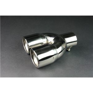 マフラーカッター [398] オーバル2本出し エリオ カプチーノ カルタス
