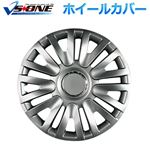 13インチホイールカバーT37 4枚ブラックガンメタ 汎用品