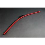 エアロカラー ワイパーブレード (レッド) 単品売り 15インチ