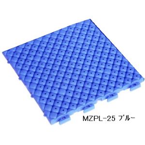 水廻りフロアー プールクッション MZPL-25 32枚セット 色 ブルー サイズ 厚15mm×タテ250mm×ヨコ250mm／枚 32枚セット寸法（1000mm×2000mm） 【日本製】