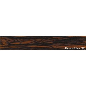 東リ ビニル床タイル ロイヤルウッド 木目調 15cm×90cm （四面R面取） 色 PWT6631 パーシモン 20枚セット【日本製】