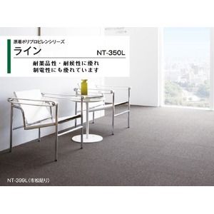 静電性・耐候性・耐薬品性に優れたタイルカーペットサンゲツ　NT-350L　ラインサイズ　50cm×50cm　12枚セット色番　NT-399L