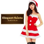【クリスマスコスプレ 衣装】Peach×Peach レディース エレガントサンタクロース サンタコスプレ女性用 ワンピース