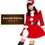 【クリスマスコスプレ 衣装】Peach×Peach レディース ラブリーサンタクロース サンタコスプレ女性用 ワンピース