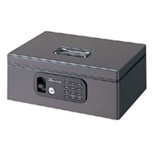 プラス 電子ロック手提げ金庫FL型 CB-020FL Dグレー