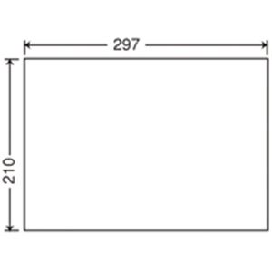東洋印刷 ナナ コピー用ラベル C1Z A4／全面 500枚
