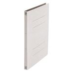 プラス フラットファイル 紙バインダー 2穴 No.021N A4S 灰 100冊