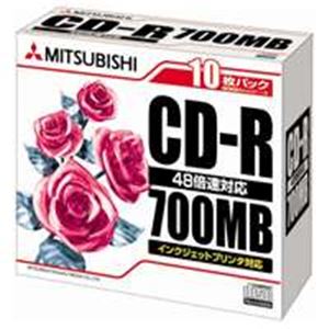 三菱化学メディア CD-R ＜700MB＞ SR80PP10C 100枚